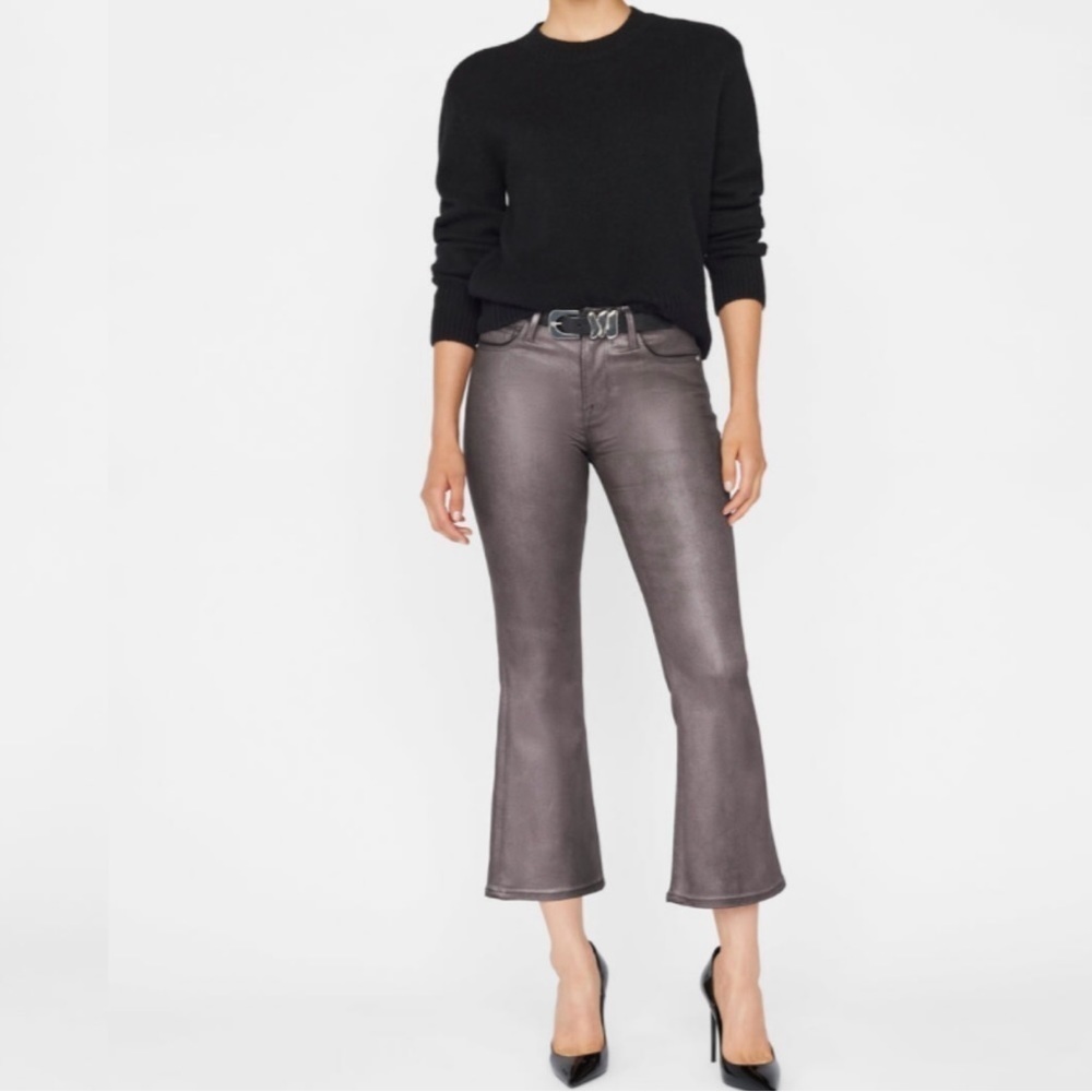 Frame Women's Le Crop Mini Boot Jeans Mahogany Size 30 is NEW WITH TAGS.
